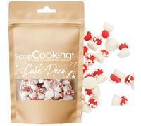 ScrapCooking - Décors Sucrés Mini Champignons 20 g - Décorations Alimentaires Pâtisserie - Décors Sucrés Comestibles - Sprinkles - Pour Desserts, Gâteaux, Bûches - Noël, Anniversaire - 7468