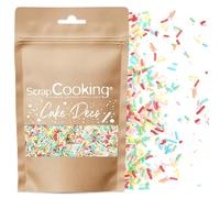 ScrapCooking - Décors Sucrés Vermicelles Multicolores 80 g - Confettis en Sucre Colorés - Décoration Alimentaire Pâtisserie, Desserts, Gâteaux, Biscuits, Cupcakes, Anniversaire - 7436