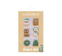 ScrapCooking - Décosucres Noël au chalet - Décorations Alimentaires Pâtisserie - 6979