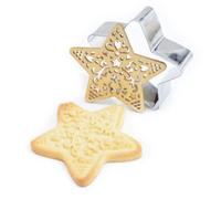 SCRAPCOOKING Découpoir + embosseur bois - Étoile