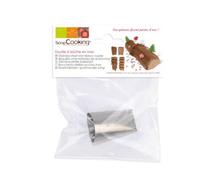 Scrapcooking - Douille À Pâtisserie A Buche En Inox