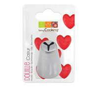 ScrapCooking Douille en Inox - Cœur 2,4 x 3,5 x H3,8 cm