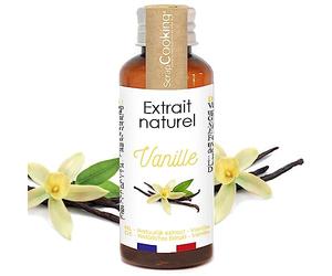 ScrapCooking - Extrait Naturel de Vanille 40ml - Arôme Vanille Liquide pour Pâtisserie, Yaourts, Gâteaux, Biscuits, Entremets, Mousses, Glaces, Smoothies - Vanille de Madagascar - 4393