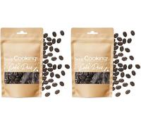 ScrapCooking - Grains de Café au Chocolat Noir 80 g - Décorations Alimentaires - Déco à Croquer pour Gâteaux, Bûches Pâtisseries, Café - Sprinkles - 7461 (Lot de 2)