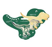 ScrapCooking - Kit Découpoir + Embosseur Bois Dino - Emporte-Pièce Dinosaure en Inox pour Biscuits en Relief - Moule Accessoire Pâtisserie Sablés - Animaux, Jungle - 2098