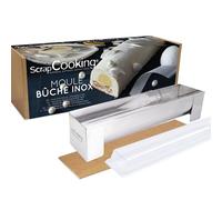 Moule bûche inox ScrapCooking avec un insert offert Argent Argent G