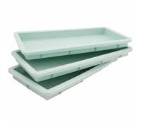 Moules à cake rectangulaire x3 vert d'eau 2976