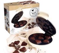 ScrapCooking - Machine à Fondants Chocolat Coeurs - Appareil Heart Factory - Prêts en 2 Minutes - Mini-Gâteaux Cadeau Pâtisserie Cuisine Goûter - Lava Cake - Recette Incluse - 3894