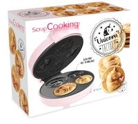 ScrapCooking - Machine à Gaufres & Pancake Licorne - Unicorn Factory - Appareil Plaque Chauffante Anti-Adhérente - Idée Cadeau Pâtisserie Cuisine - Recette incluse - Rose - 3886