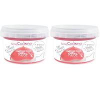 ScrapCooking - Mix Glaçage Miroir Rose 300g - Préparation Facile & Pratique - Ingrédient pour Pâtisseries, Desserts, Buches de Noël, Entremets, Mousses, Gâteaux - Cake Design - 4651 (Lot de 2)