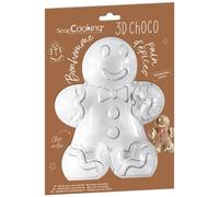 SCRAPCOOKING Moule 3D chocolat - Bonhomme de Pain d'Épices