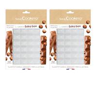 ScrapCooking - Moule 6 Barres « Extra bon » - Barres Fourrées Chocolat