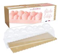 ScrapCooking - Moule à Bûche de Noël Céleste - Kit Accessoires Pâtisserie avec Insert pour Dessert de Noël - Avec Recette Bûche Fruits Rouge - Bûche Nuage - Fabriqué en France - 1933