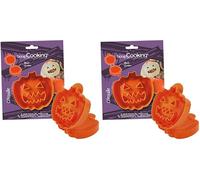ScrapCooking - Moule Chausson Citrouille - Moule Halloween pour Chausson aux Pommes Chocolat - Gâteau, Pâtisserie, Anniversaire (Lot de 2)