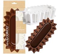 ScrapCooking - Moule en Silicone Cake & Bûche Marquise - 24 x 10,6 x 7,2 cm - Pour Entremets & Gâteaux - Pâtisserie Goûter Anniversaire Noël - 2899