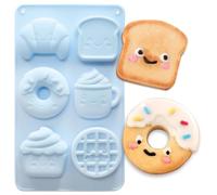 ScrapCooking - Moule Silicone Gâteaux Kawaii - Pour Biscuits Mignons - Goûter Maison - Apte Four & Congélateur - Pâtisserie Gâteau Sourie - Ustensile Souple - Avec Recette - 3187
