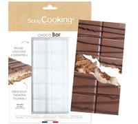 ScrapCooking - Moule Tablette de Chocolat Dubai - Pour Tablettes Fourrées - Moule Épais Transparent Réutilisable - Qualité Professionnelle - Pâtisserie - 6761