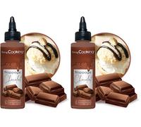 ScrapCooking - Nappage Chocolat 160 g - Flacon Squeezer - Pour Topping & Décoration Gâteaux, Glaces, Yaourts, Crêpes & Gaufres - Déco Alimentaire Pâtisserie - 8563 (Lot de 2)