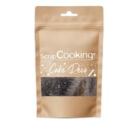 ScrapCooking - Paillettes Chocolat 50 g - Décorations Alimentaires Comestibles - Sprinkles Choco pour Déco Gâteaux, Pâtisseries, Cupcakes, Bûches - Noël, Anniversaire - 7476