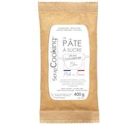 ScrapCooking - Pâte à Sucre de Couverture Blanche 400 g - Sans Gluten, Sans Huile de Palme - Pour Gâteaux, Pâtisseries - Fabriquée en France - 7631