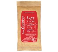 ScrapCooking - Pâte à sucre de couverture rouge 400g - 7632