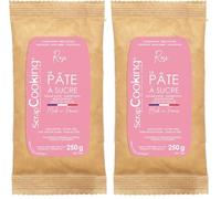 ScrapCooking - Pâte à Sucre Rose 250 g - 7232 (Lot de 2)