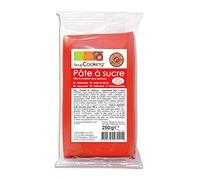 SCRAPCOOKING - Pâte à sucre - ROUGE 250g.