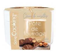 ScrapCooking - Pâte de Fourrage Crème de Noisette Goût « Bueno » 200 g - Pour Tablettes Chocolat Dubai - Pour Fourrer Éclairs, Choux, Gâteaux, Bûches de Noël, Cookies, Crêpes, Pâtisseries - 4632