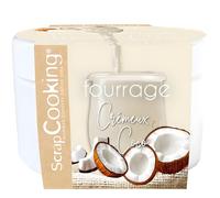 ScrapCooking - Pâte de Fourrage Crémeux Coco 200 g - Pour Fourrer Tablettes, Éclairs, Choux, Rochers, Macarons, Gâteaux, Bûches de Noël & Cookies - Noix de Coco - Pâtisserie - 4635