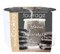 ScrapCooking - Pâte de Fourrage Crémeux « Cookie Cream » 200 g - Pour Fourrer Tablettes, Éclairs, Macarons, Gâteaux, Bûches de Noël, Cookies, Cheesecakes & Pâtisseries - 4636