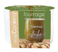 ScrapCooking - Pâte de Fourrage Crémeux Pistache 200 g - Pour Fourrer Tablettes, Éclairs, Macarons, Gâteaux, Bûches de Noël, Cookies, Cheesecakes & Pâtisseries - 4638