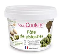 ScrapCooking - Pâte de praliné Pistaches 200g - Ingrédient pour Pâtisseries, Desserts, Macarons, Entremets, Cakes, Glaces, Smoothies, Gâteaux - Cake Design - 4508