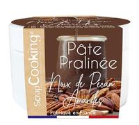 ScrapCooking - Pâte Pralinée Noix de Pécan & Amandes Caramélisées 200 g - Pour Fourrer Tablettes Chocolat Dubai, Gâteaux, Bûches de Noël, Cookies, Crêpes, Pâtisseries - 4631