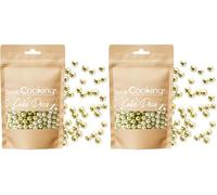 ScrapCooking - Perles Dorées 60 g - Décorations Alimentaires Pâtisserie - Décors Sucrés Comestibles - Boules Sprinkles - Pour Desserts, Gâteaux, Bûches - Noël, Anniversaire - Or - 7479 (Lot de 2)