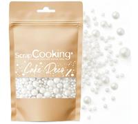 ScrapCooking - Mix décors sucrés Perles Nacrées 60 g - Décoration Alimentaire pour Gâteaux, Pâtisseries - 7470