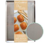 ScrapCooking - Plaque de Cuisson Perforée 30 x 40 cm - Plaque à Pâtisserie Four Légère - En Aluminium - Cuisson Homogène - Grille - Tartes, Gâteaux, Biscuits, Pizza, Quiches - 6765