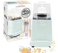 ScrapCooking - Pop Corn Factory - Machine à Popcorn Électrique - Prêt en 1 min 30 - Sans Huile ou Matières Grasses - Appareil Rétro Fêtes Anniversaires Cadeau - Vert d’Eau - 3898