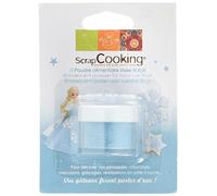 Scrapcooking Poudre Alimentaire Irisée Bleue 200 g - Lot de 3