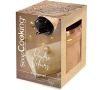 ScrapCooking - Poudre de Velours Caramel - Pour Décoration Bûches, Gâteaux, Pâtisseries - Effet Velours - Colorant, Glaçage, Alimentaire - Noël, Anniversaire - Beige - 8559
