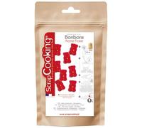 ScrapCooking - Préparation Bonbons Fraise 100 g - Préparation Sucrée pour Réaliser Bonbon Maison - Mix pour Bonbons Oursons & Gummies - Anniversaire, Enfants - Coloris Rouge - 8542