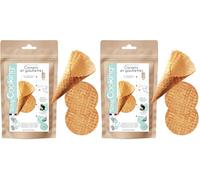 ScrapCooking - Préparation pour Cornets & Gaufrettes 250 g - Goût Vanille - Mix pour Wafers & Cônes de Glace Croustillants - Cuisine Pâtisserie - Fabriqué en France - 8546 (Lot de 2)