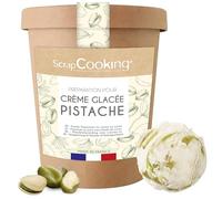 ScrapCooking - Préparation pour Crème Glacée Pistache 185 g - Mix en Poudre pour faire ses Glaces Maison - Cuisine Pâtisserie - Fabriqué en France - 8571
