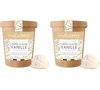 ScrapCooking - Préparation pour Crème Glacée Vanille 145 g - Mix en Poudre pour faire ses Glaces Maison - Vanille de Madagascar - Cuisine Pâtisserie - Fabriqué en France - 8548 (Lot de 2)