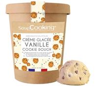 ScrapCooking - Pot de Préparation pour Glace Cookie Dough - Mix en Poudre pour Créer ses Glaces Maison - Cuisine Pâtisserie - Fabriqué en France - 8549