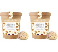 ScrapCooking - Préparation pour Crème Glacée Vanille Cookie Dough 110 g - Mix en Poudre pour faire ses Glaces Maison - Cuisine Pâtisserie - Fabriqué en France - 8549 (Lot de 2)