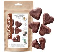 ScrapCooking - Préparation pour Cœurs Fondant Chocolat 240 g - Mix Pâtisserie pour Gâteaux Coulants Cacao - Cuisine Pâtisserie Goûter - Fabriqué en France - 8553