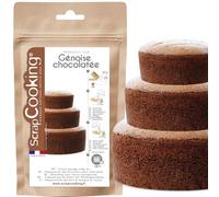 Scrapcooking - Préparation pour Génoise Chocolat - Mix Idél pour Gâteaux et Bûches de Noël - Fabriqué en France - 7380