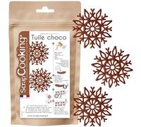 ScrapCooking - Préparation pour Tuiles Chocolat 120 g - Mix pour Créer des Biscuits Fins Croustillants - Idéal Décoration Bûches & Gâteaux - Pâtisserie - Fabriqué en France - 8557