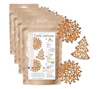 ScrapCooking - Préparation pour Tuiles Nature 120 g - Mix pour Créer des Biscuits Fins Croustillants - Idéal Décoration Bûches & Gâteaux - Pâtisserie - Fabriqué en France - 8556 (Lot de 4)