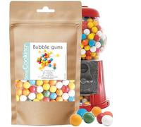 ScrapCooking - Recharge Machine Bubble Gums - Sachet 250 g - Chewing Gums Ronds Multicolores pour Appareil Chewing Gum Vintage - Bonbon Boule - 0468